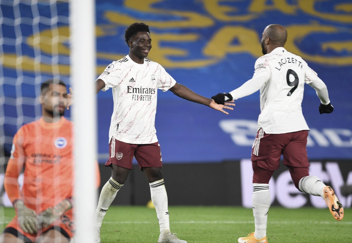 El Arsenal vence al Brighton en su último partido del año El Arsenal vence al Brighton en su último partido del año