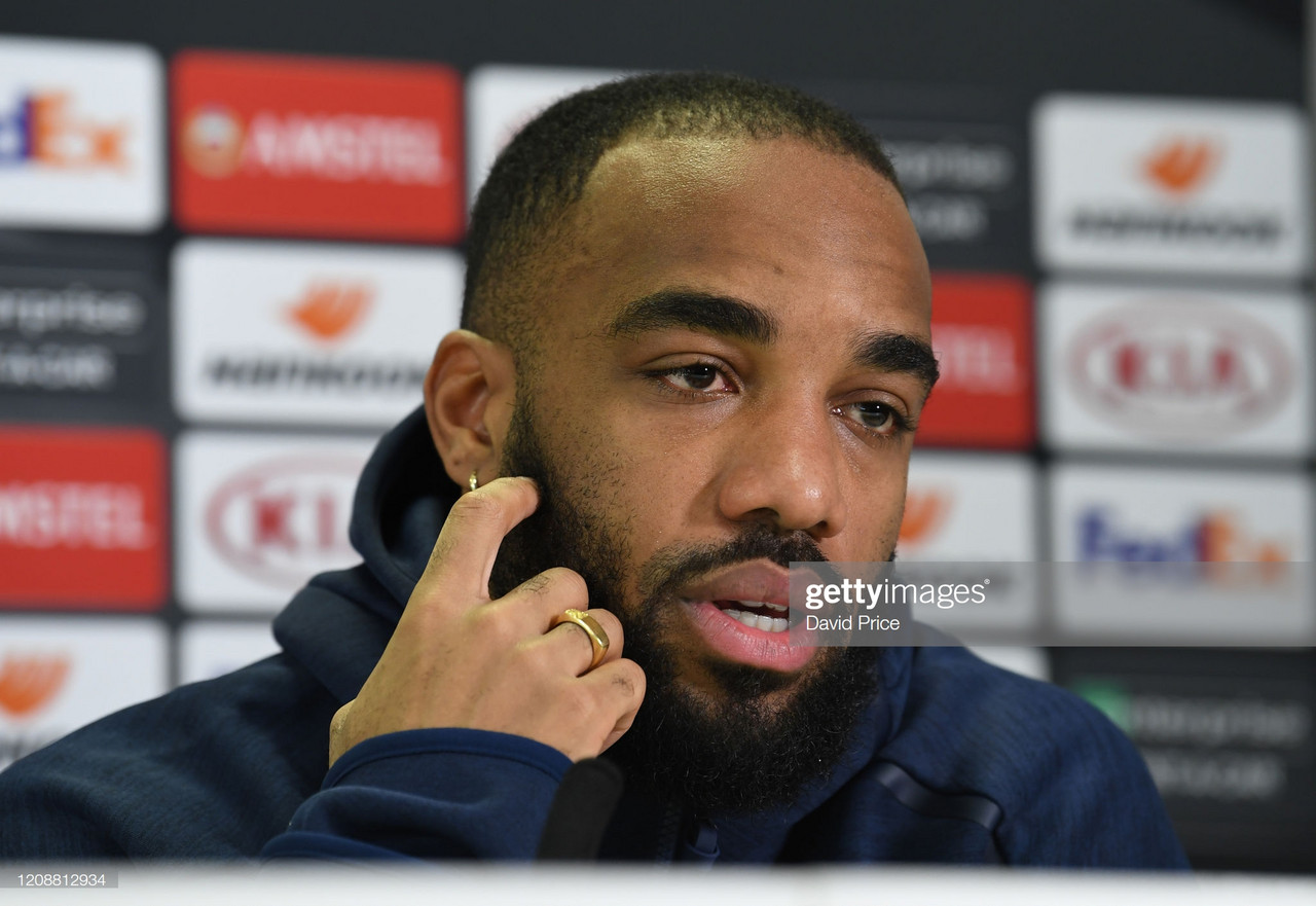 Lacazette: I don't have Champions League exit clause, Arsenal must keep Aubameyang