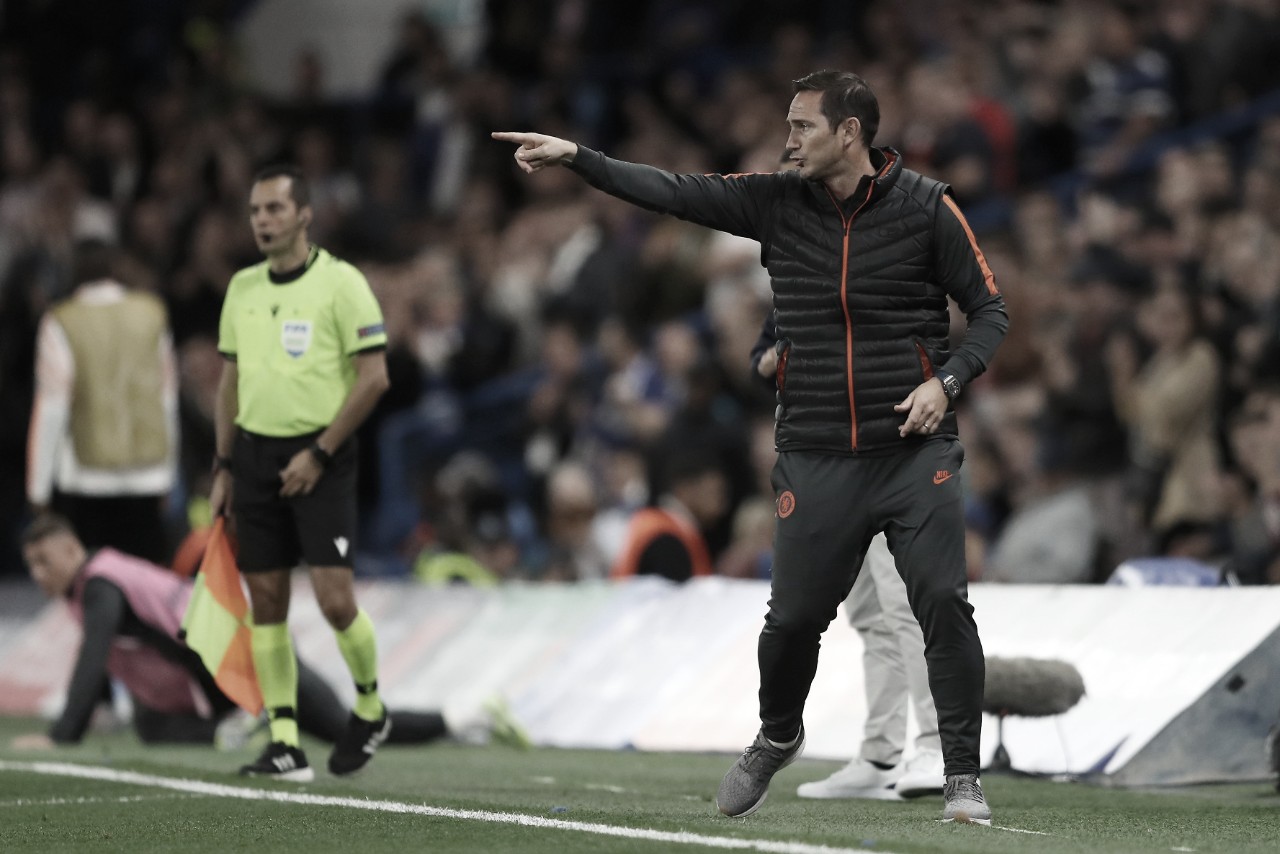 Lampard lamenta tropeço, mas visa sequência na Champions: "Temos mais cinco jogos" Lampard lamenta tropeço, mas visa sequência na Champions: "Temos mais cinco jogos"