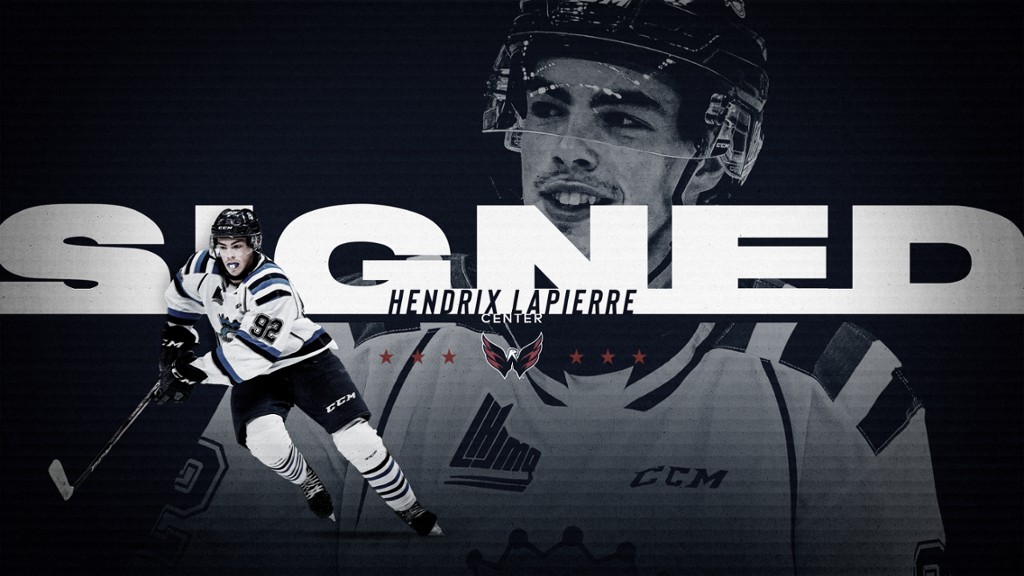 Hendrix Lapierre firma su entrada con Washington Hendrix Lapierre firma su entrada con Washington