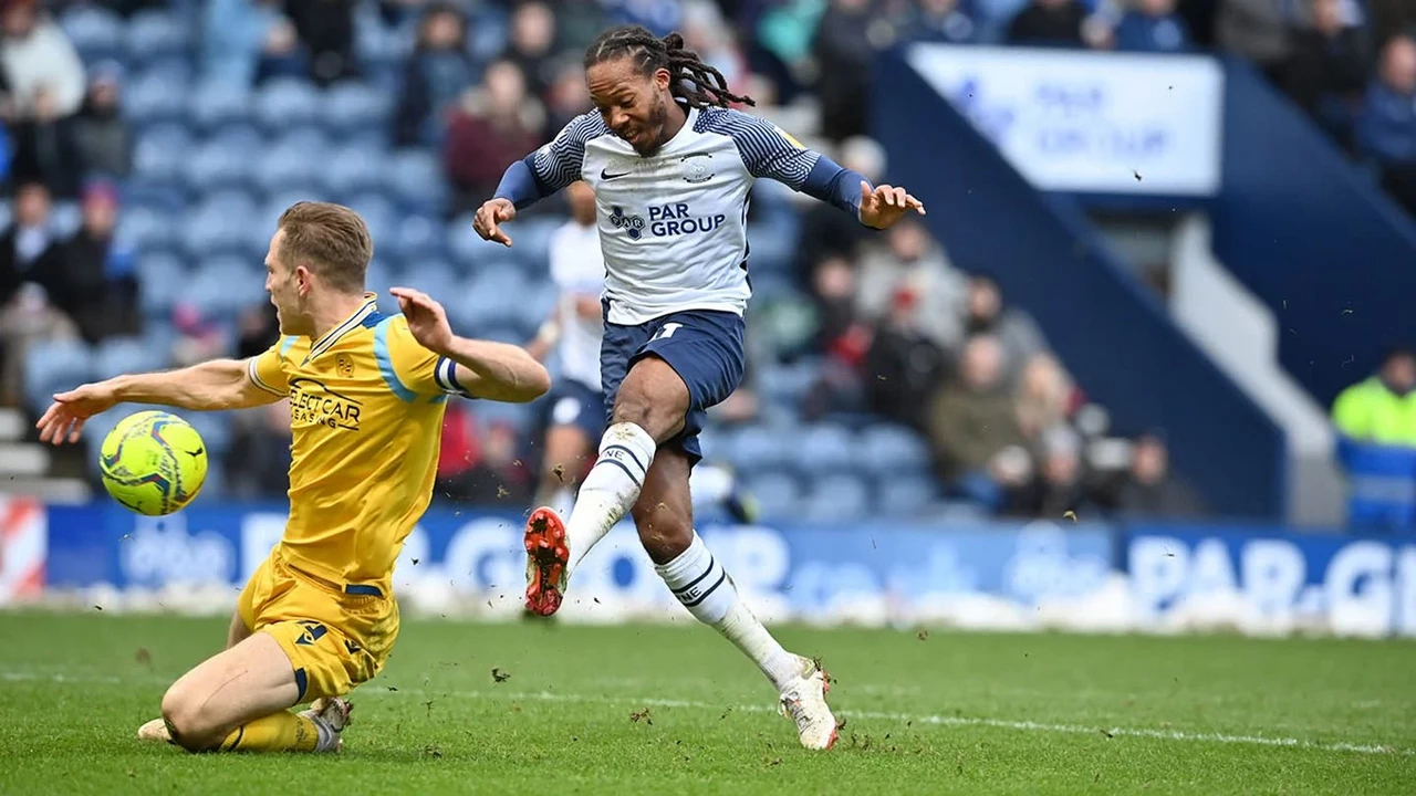 Goals and Summary of Preston 2-1 Reading in the EFL Championship