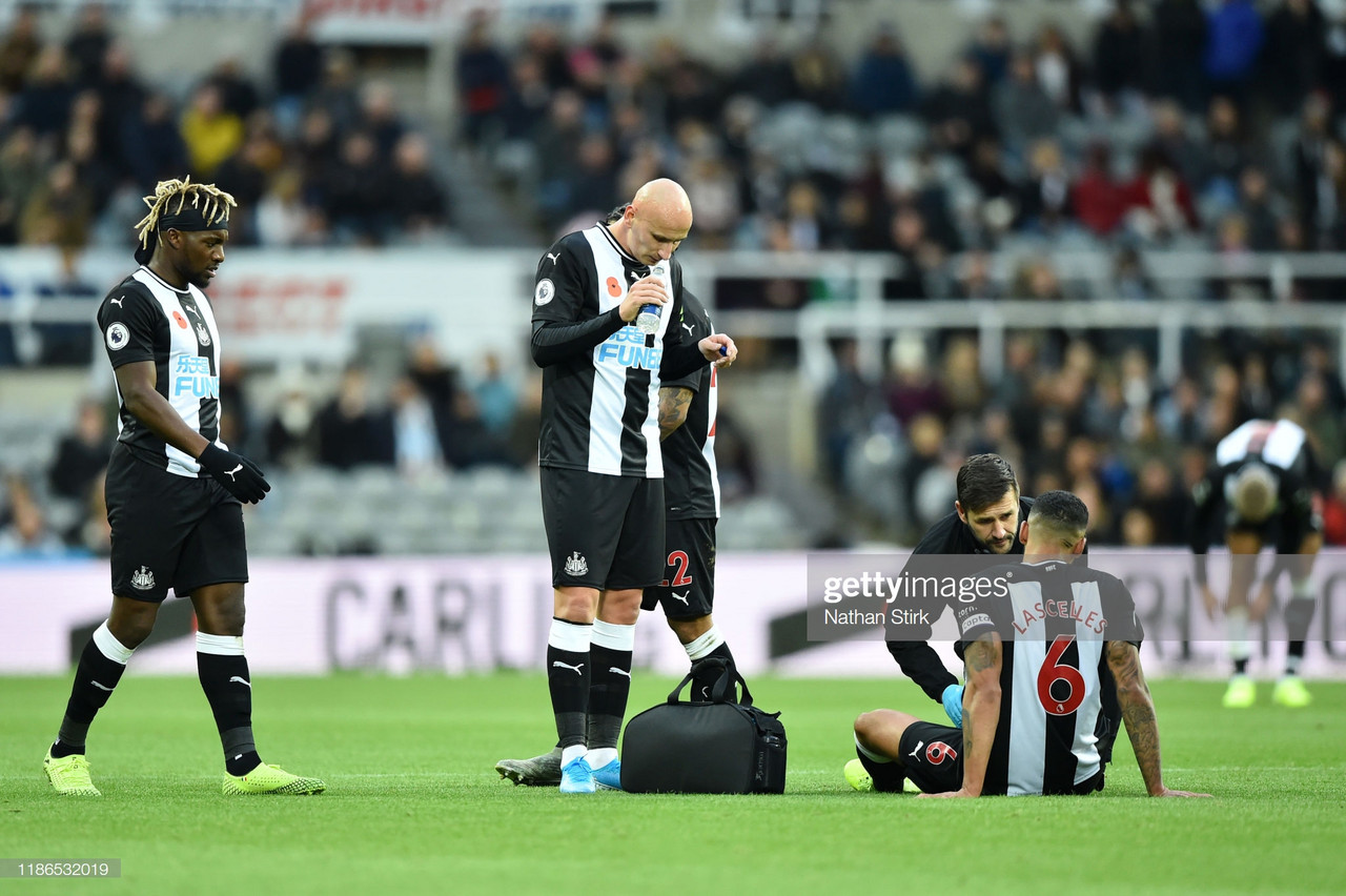 Newcastle set to be without Lascelless until next year