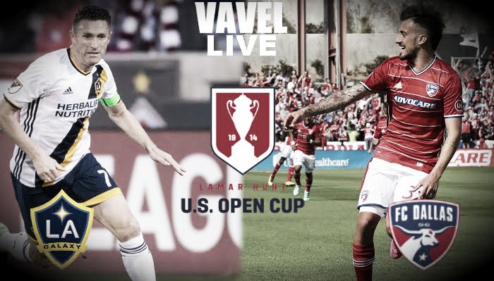 Summary Los Angeles Galaxy 2-0 FC Dallas in 2016 Lamar Hunt U.S. Open Cup Semifinal