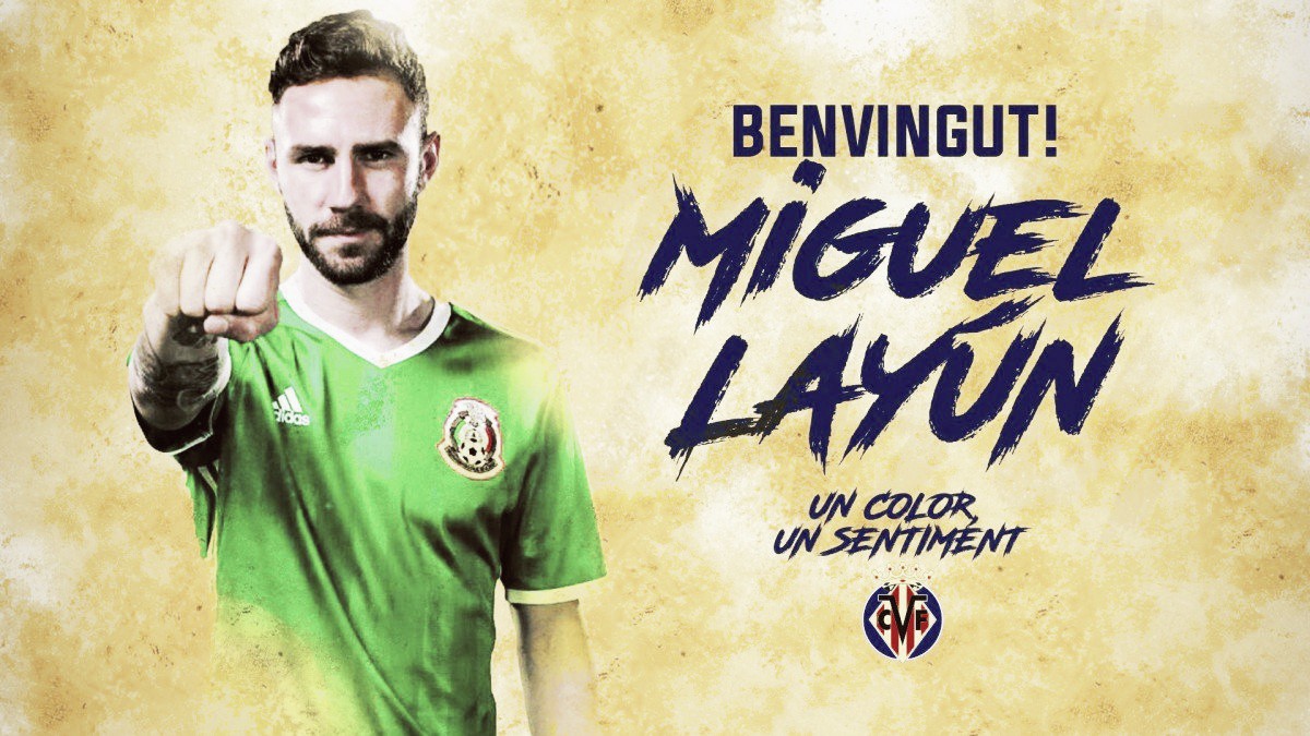 Villarreal anuncia contratação do mexicano Miguel Layún por três temporadas