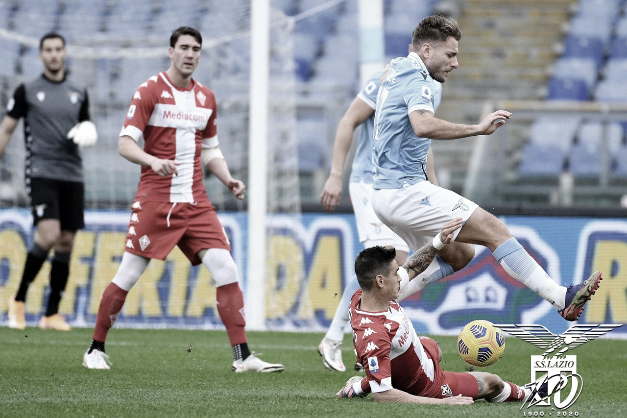 Com gol do 'carrasco' Immobile, Lazio bate Fiorentina no Olímpico