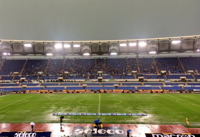 Lazio-Udinese, vince il maltempo. Gara rinviata a data da destinarsi