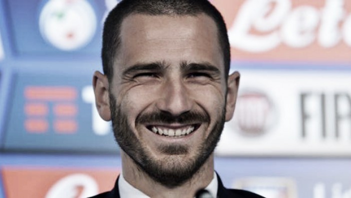 Italia, Bonucci in conferenza: "Se sono uno dei migliori, lo devo a Conte"