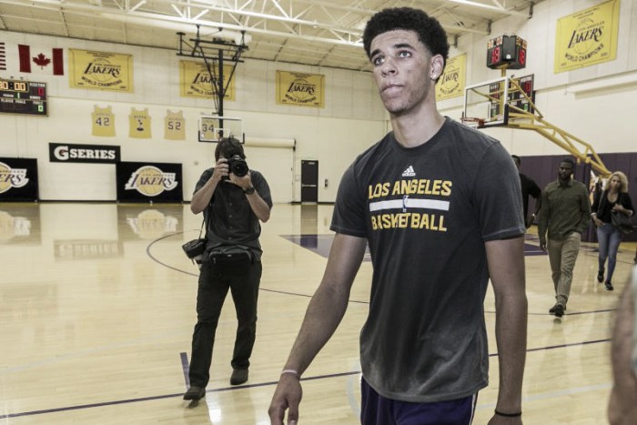 NBA Draft, Lonzo Ball freme per i Los Angeles Lakers