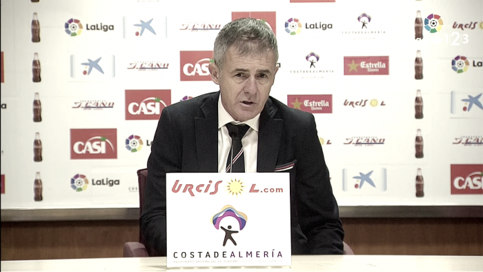Lucas Alcaraz: "Osasuna nos ha ganado un partido de 0 - 0"