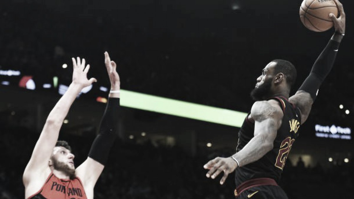 Momentazo NBA: LeBron le hace un 'póster' a Nurkic