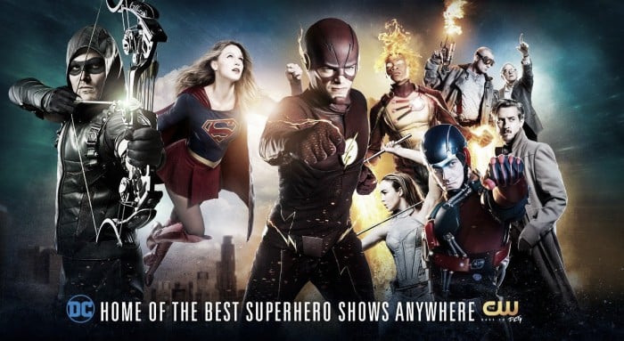 Warner divulga pôster reunindo todos os super-heróis das séries da CW