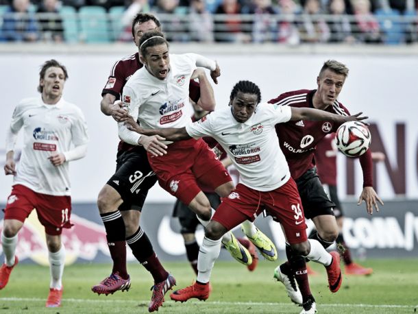 RB Leipzig 2-1 1. FC Nürnberg: Comeback win keeps up hosts' feint promotion hopes