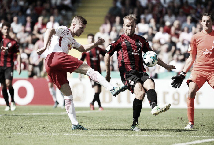RB Leipzig goleia SF Dorfmerkingen e avança sem sustos na Copa da Alemanha