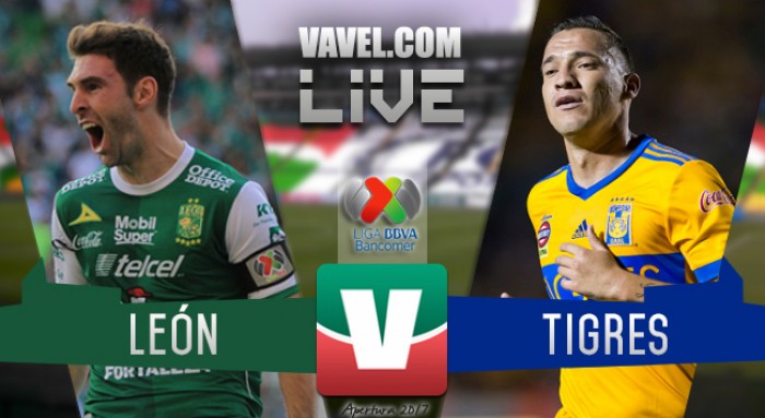 León vs Tigres en vivo online en Liga MX 2017 (0-0)