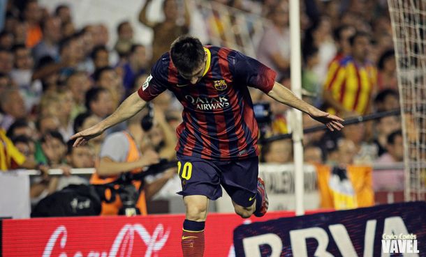 Leo Messi, una reválida en Mestalla