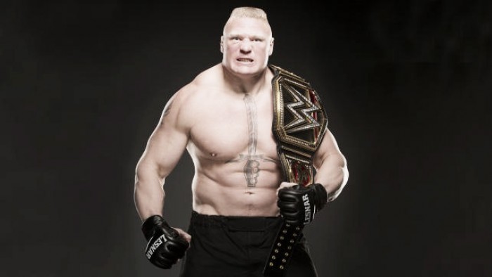 Brock Lesnar getting a title match at the Royal Rumble?