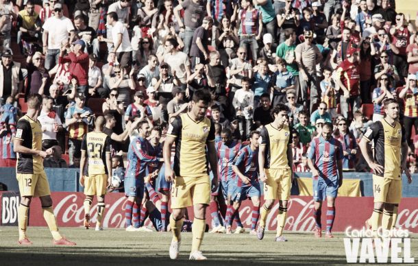 Fotos e imágenes del Levante 2-0 Atlético de Madrid, de la trigésimo sexta jornada de la Liga BBVA