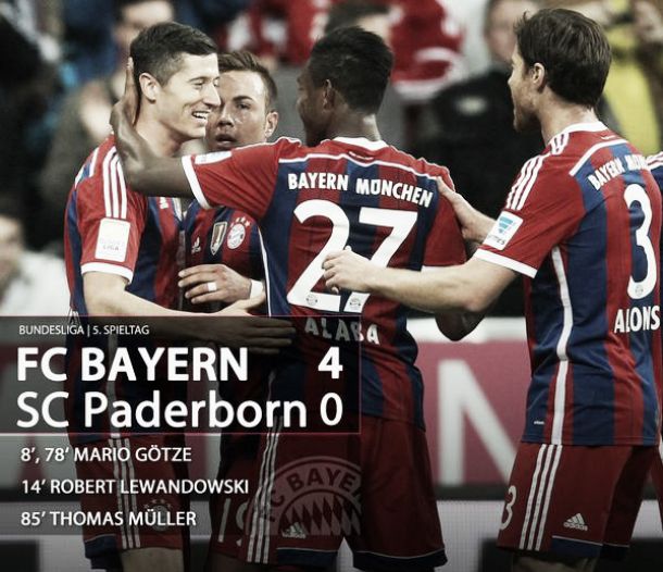 Le Bayern écrase Panderborn sans forcer