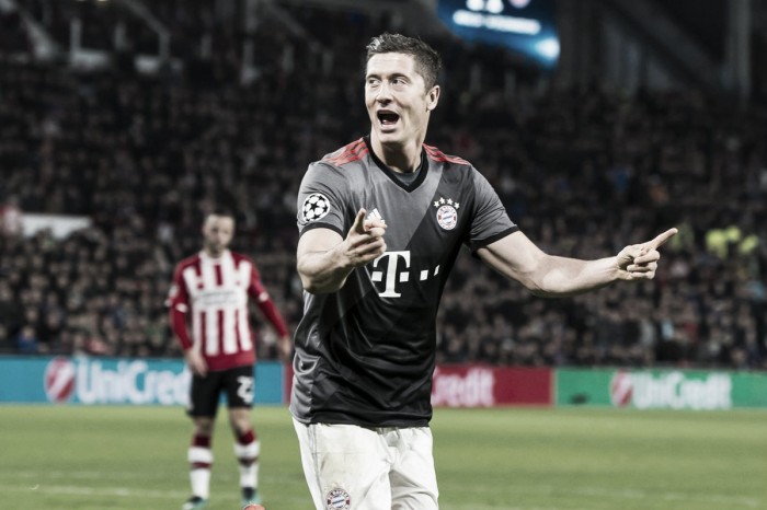 Lewandowski guía al Bayern a octavos