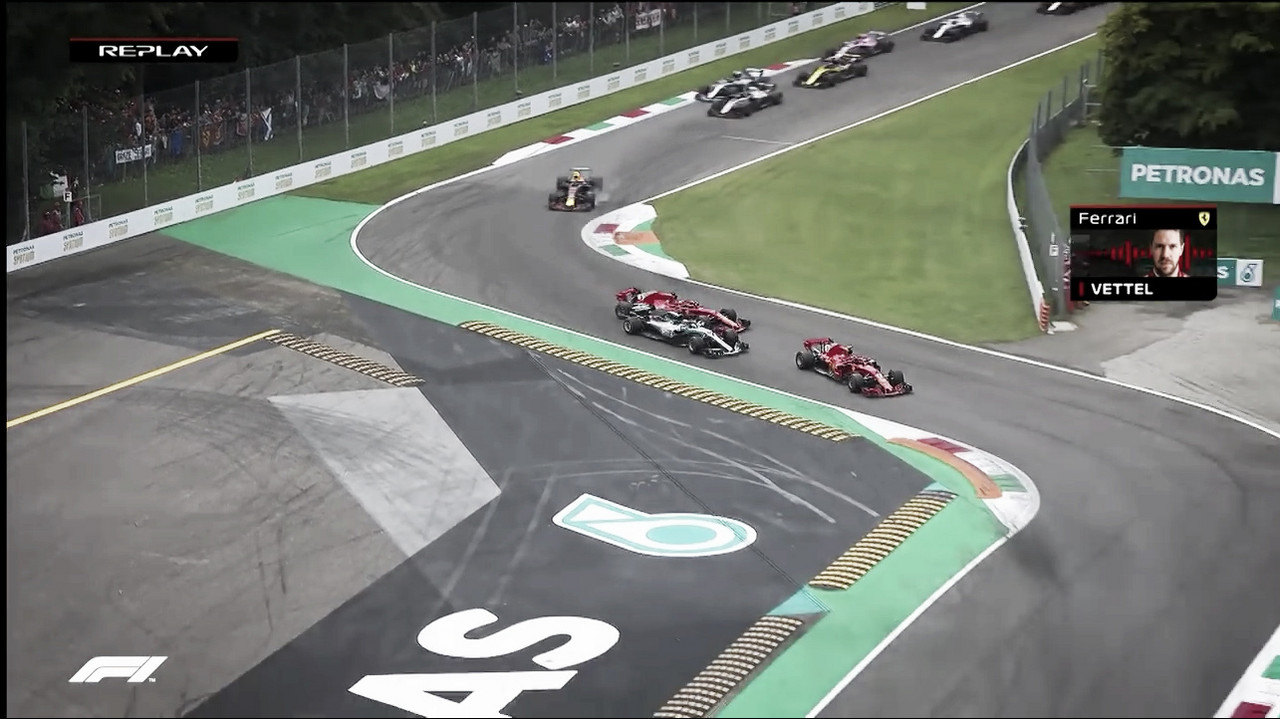 El mejor momento de la temporada 2018: Hamilton aplasta a Vettel en Monza