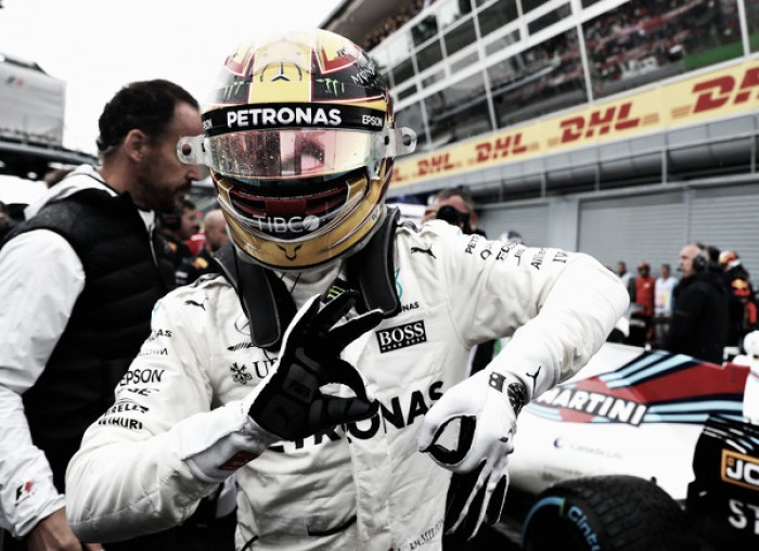 Hamilton hace historia en Monza: "Ha sido un día épico. Me siento bendecido"