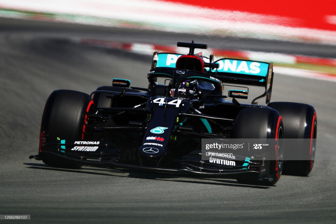 One session each as Lewis Hamilton tops Valterri Bottas at Spanish GP FP2