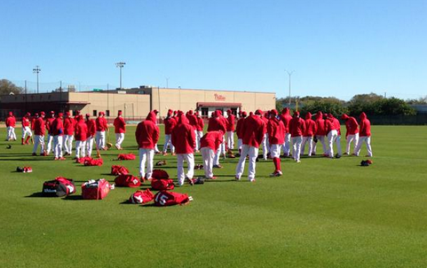 Phillies Lose To The University Of Tampa In Spring Training Opener