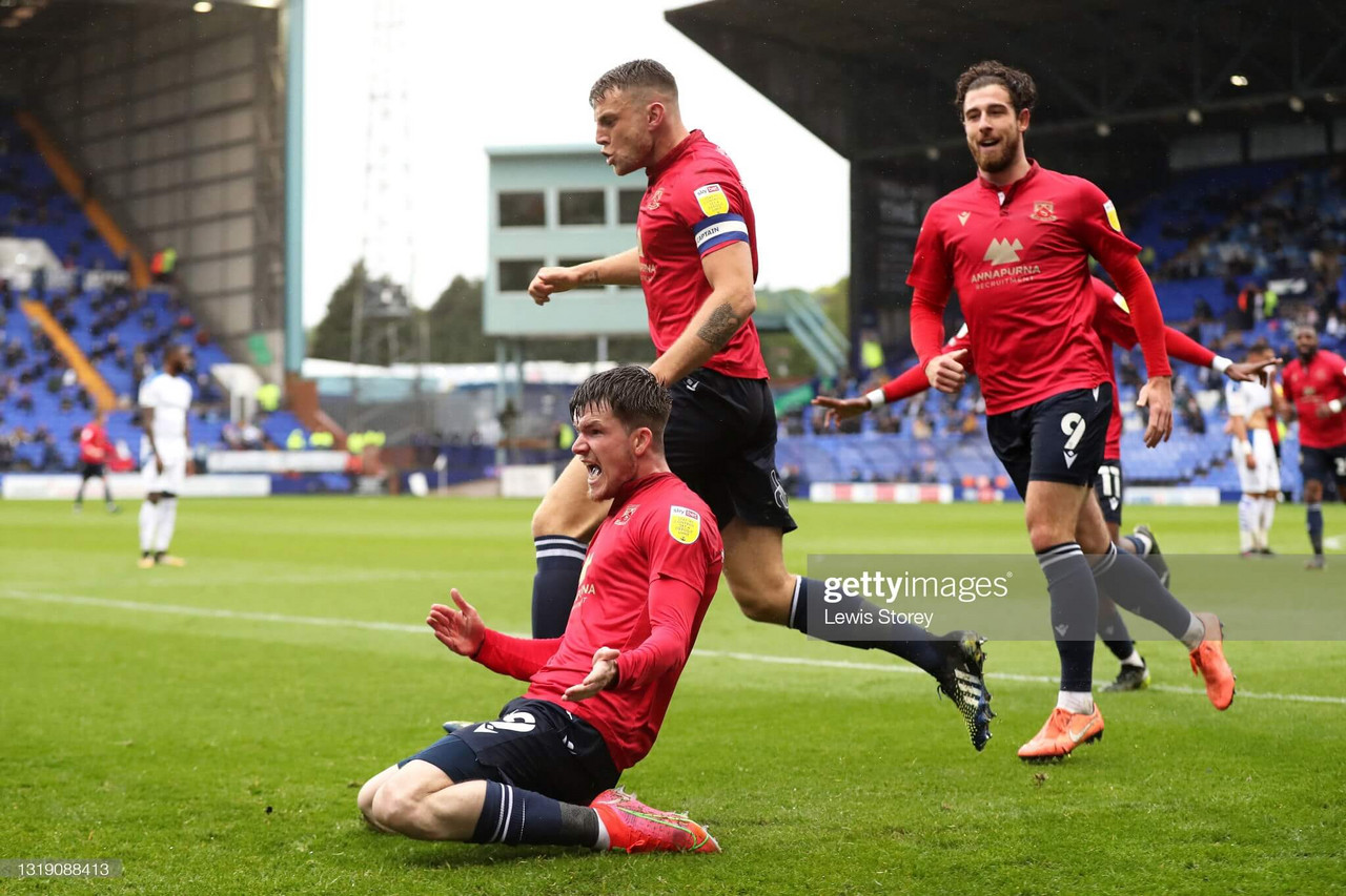 Tranmere Rovers 1-2 Morecambe: Two set-piece goals puts Shrimps in the driving seat in League Two Play-Offs