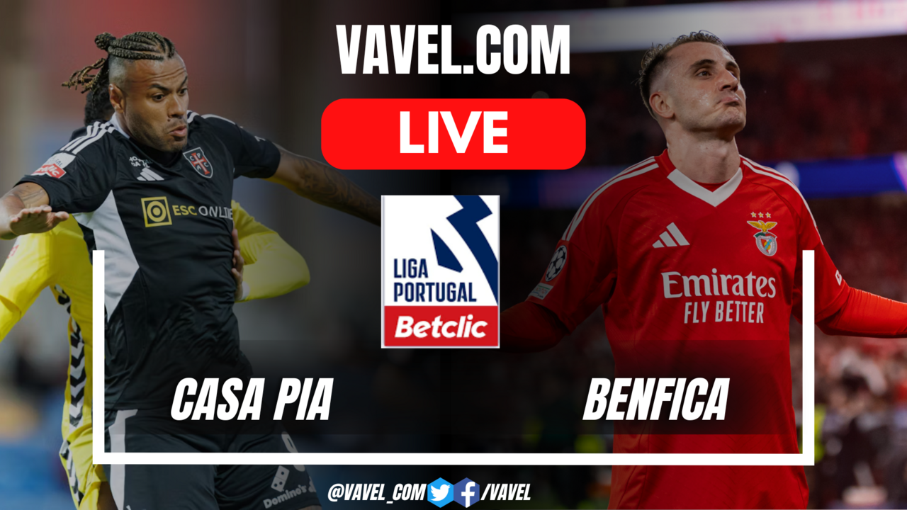 Casa Pia vs Benfica LIVE Score Updates (1-1) | 01/25/2025