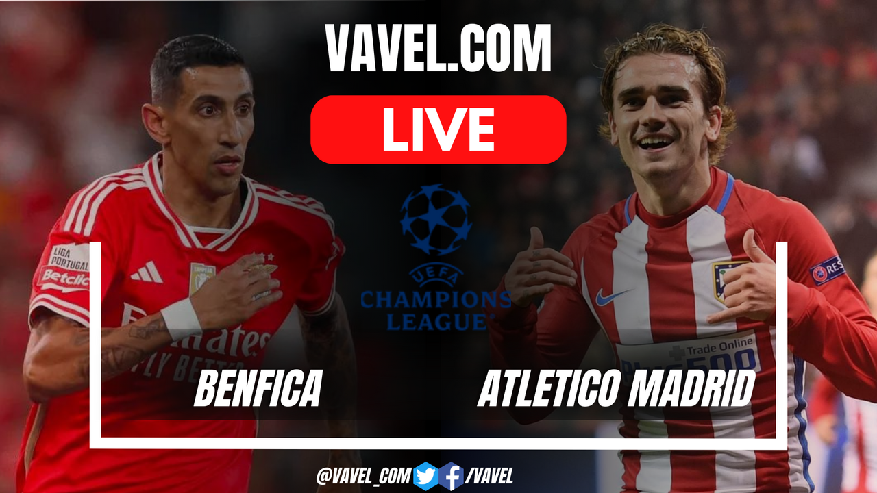 Goals And Highlights For Benfica Atletico Madrid In Uefa Champions