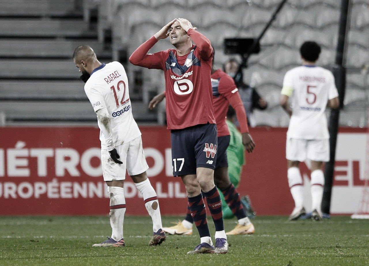 Lille e PSG decepcionam, empatam e embolam tabela da Ligue 1 Lille e PSG decepcionam, empatam e embolam tabela da Ligue 1
