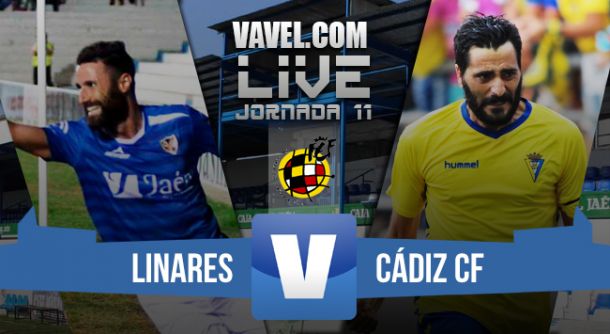 Resultado Linares - Cádiz en Segunda División B 2015 (0-1)