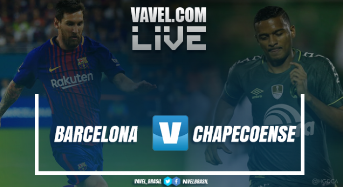 Resultado Barcelona x Chapecoense no Troféu Joan Gamper 2017 (5-0)