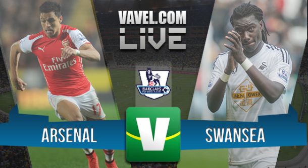 Resultado Arsenal x Swansea pela  Premier League 2015 (0x1)