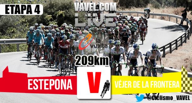 Resultado de la cuarta etapa de la Vuelta a España 2015: Estepona - Vejer de la Frontera