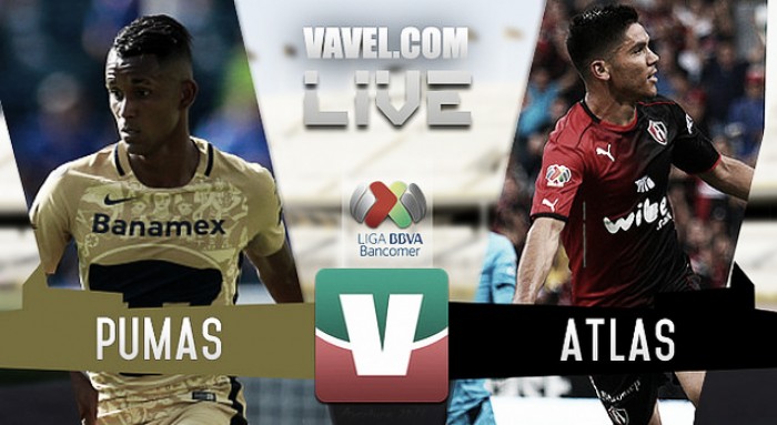 Atlas no gana en CU y Pumas se va a los líderes del torneo Atlas no gana en CU y Pumas se va a los líderes del torneo