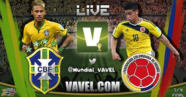 Brasil x Colômbia, Copa do Mundo Brasil x Colômbia, Copa do Mundo