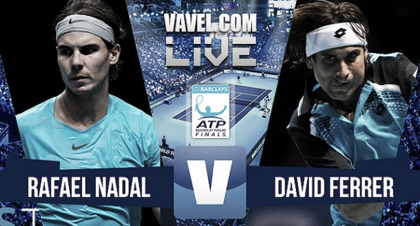 Resultado Rafael Nadal - David Ferrer en ATP Finals 2015 (2-1): no entienden de amistosos