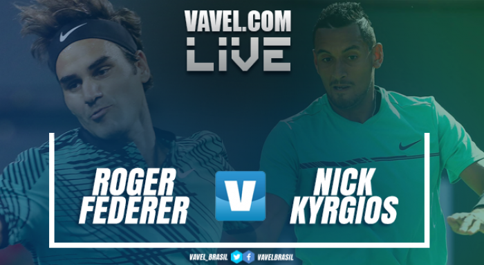 Partida Roger Federer x Nick Kyrgios no Indian Wells 2017
