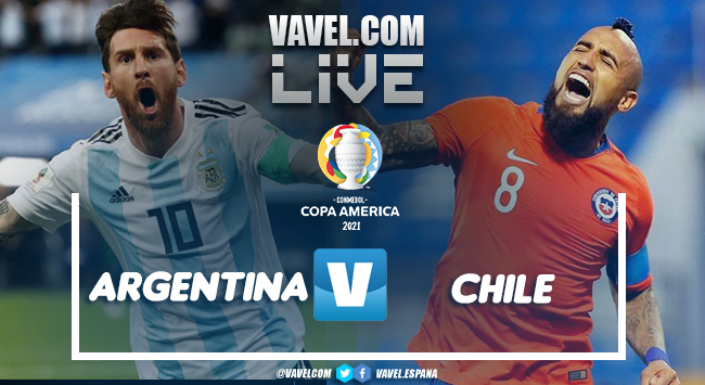 Resumen del Argentina 1-1 Chile por la Copa América 2021