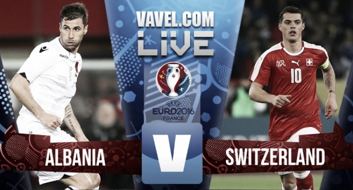 Risultato finale Albania - Svizzera,  Euro 2016 (0-1): decidono Schar e Sommer, espulso Cana al 36'