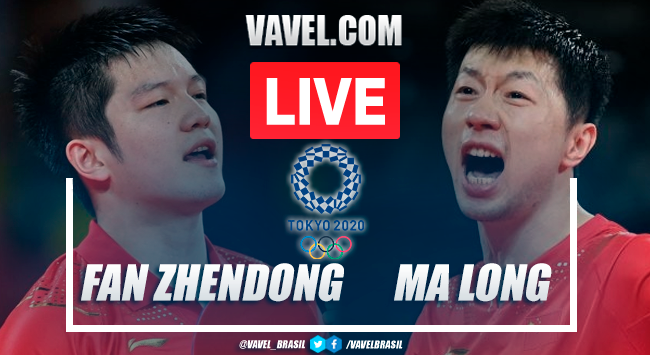Final tênis de mesa AO VIVO: Fan Zhendong x Ma Long em tempo real nas Olimpíadas 