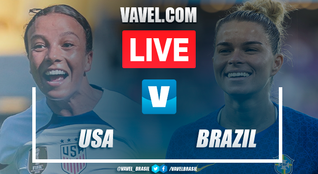 Goals and Highlights USA vs Brazil in SheBelieves Cup 2 1 12