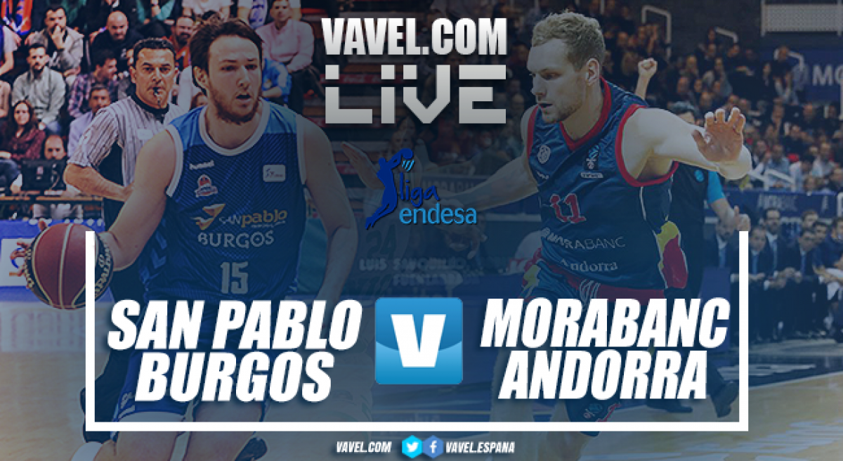 Resumen San Pablo Burgos vs MoraBanc Andorra en ACB 2018 (90-86)