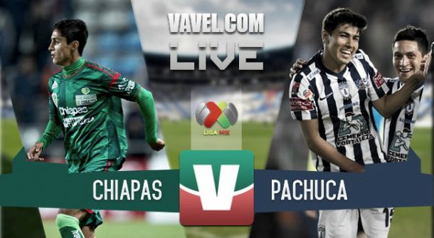 Resultado Jaguares Chiapas - Pachuca en la Liga MX 2015 (2-2)