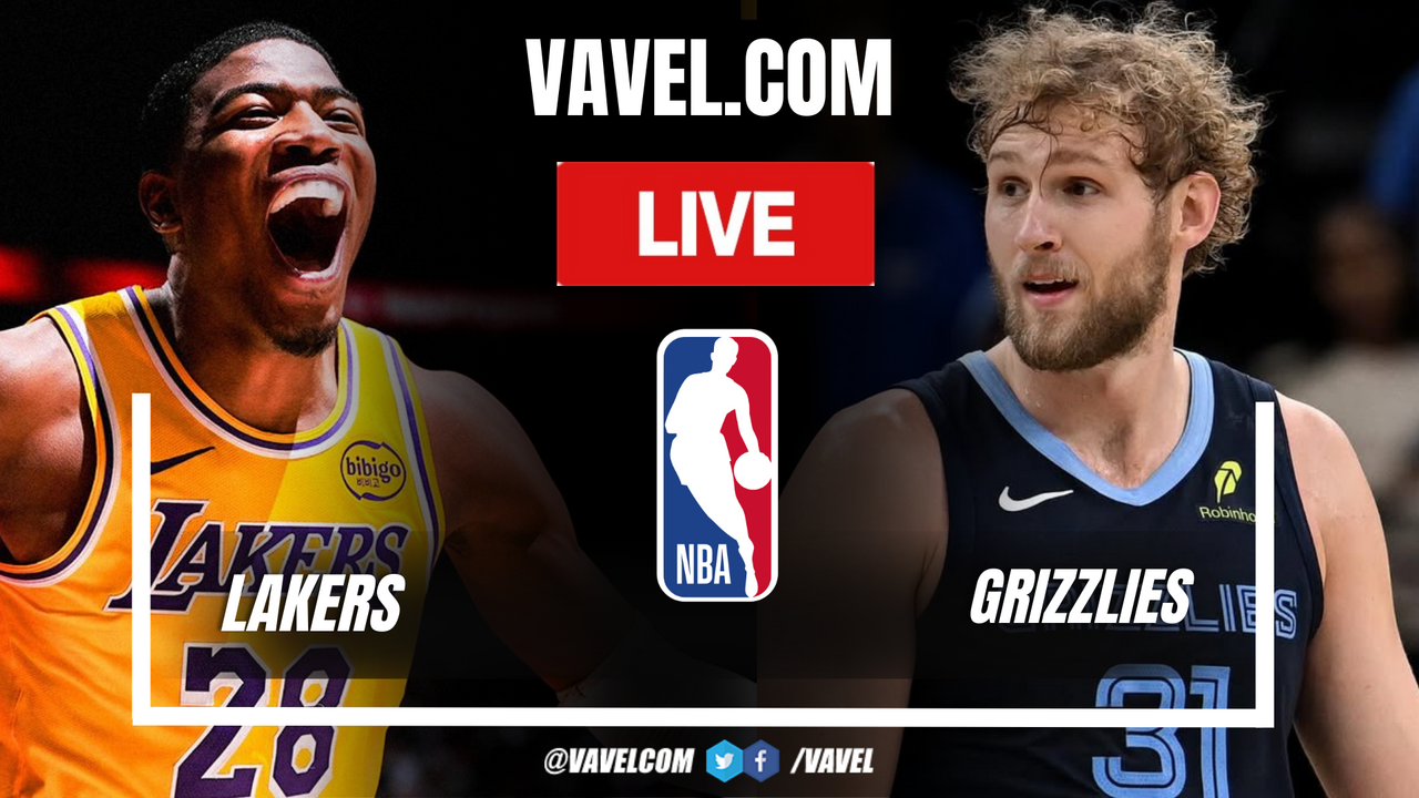 Los Angeles Lakers vs Memphis Grizzlies LIVE Score Updates in NBA Match