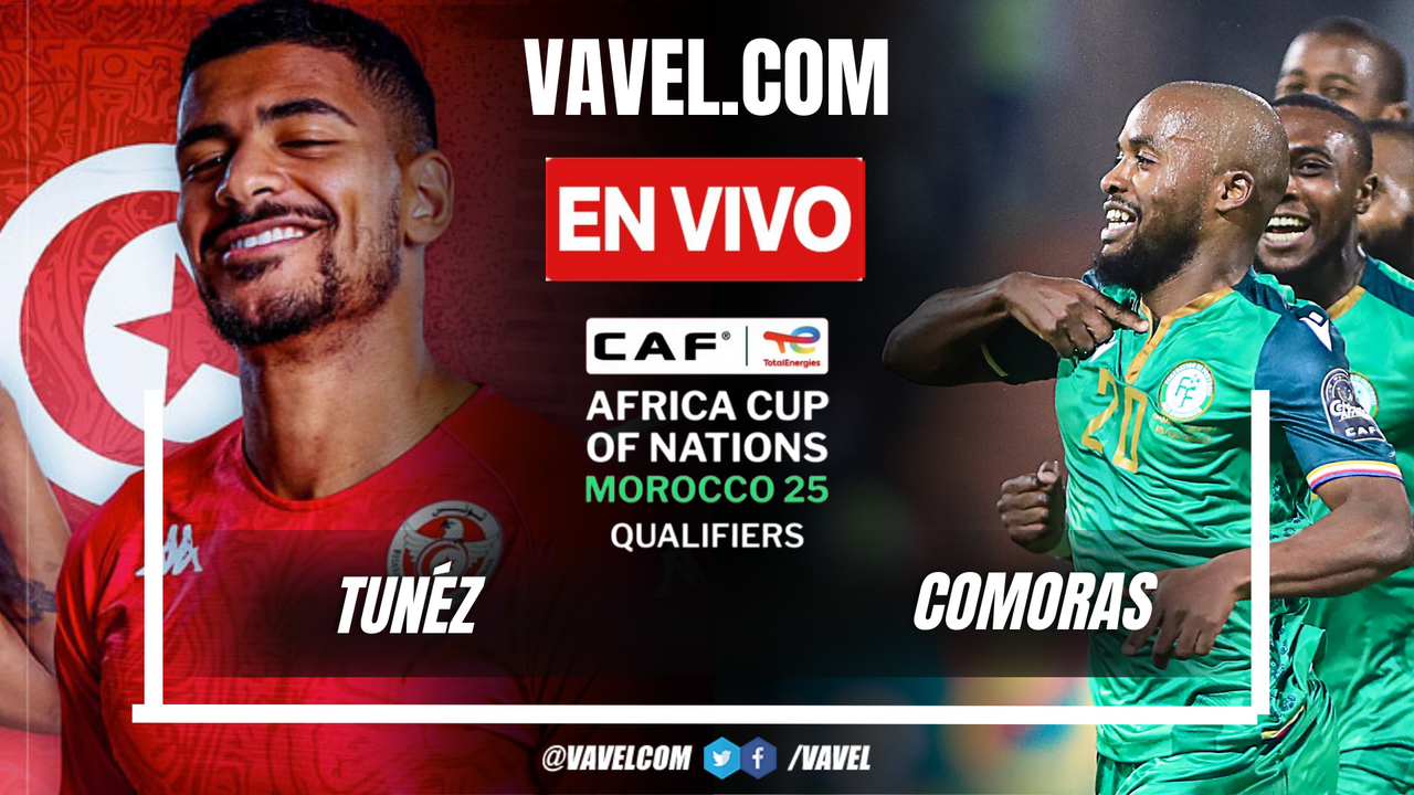 Goles y resumen del Túnez vs Comoras en las Clasificatorias a la Copa Africanas de Naciones 2025 | 11 Octubre 2024