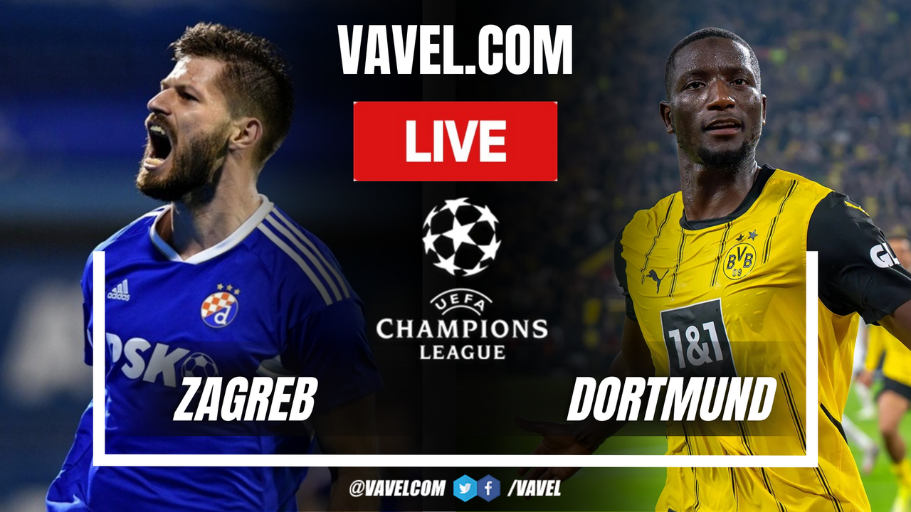 Dinamo Zagreb vs Borussia Dortmund Mises à jour des scores en direct, informations de diffusion et comment regarder le match de l'UEFA Champions League