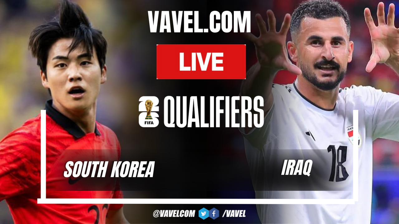 South Korea vs Iraq LIVE score updates (3-1) | October 15, 2024