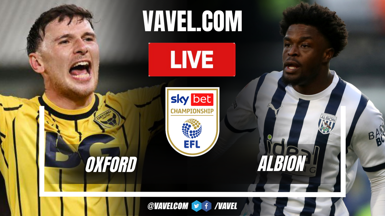 Oxford United vs West Bromwich Albion LIVE Score Updates, Stream Info and How to Watch EFL Championship Match | October 18, 2024